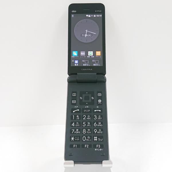 GRATINA KYF42 au ブラック 送料無料 即決 本体 c13769 : アーク