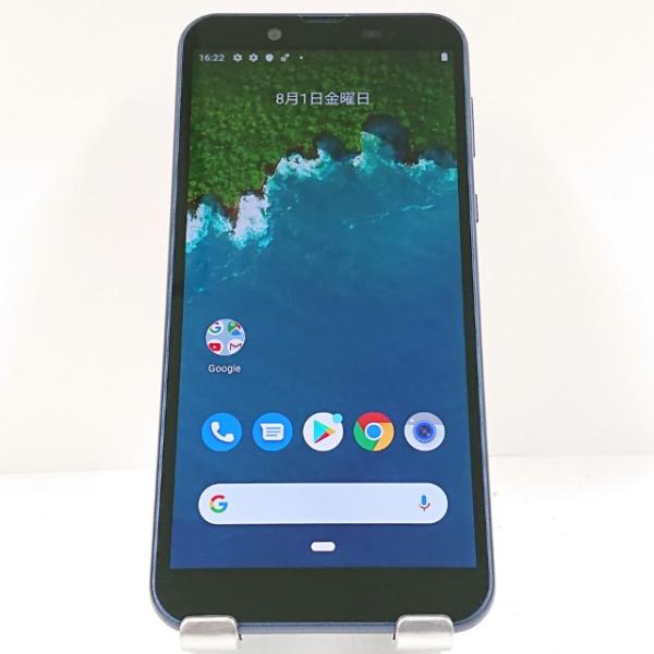 Android One S5 S5-SH SoftBank ダークブルー 送料無料 即決 本体 c13852