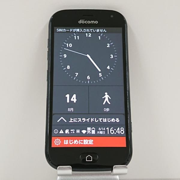 らくらくスマートフォン me F-01L ドコモ ブラック 送料無料 即決 本体