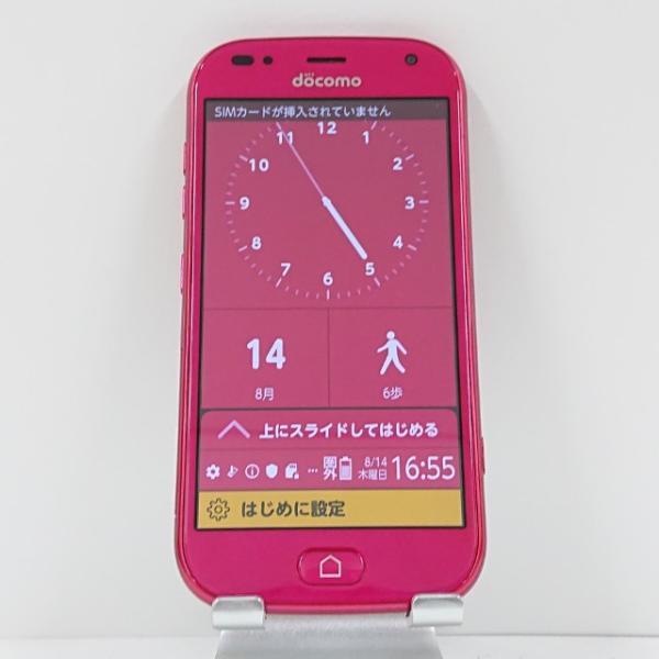 らくらくスマートフォン me F-01L ドコモ ピンク 送料無料 即決