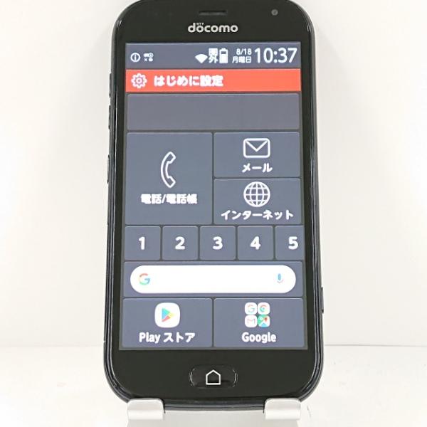 らくらくスマートフォン me F-01L ドコモ ブラック 送料無料 即決 本体