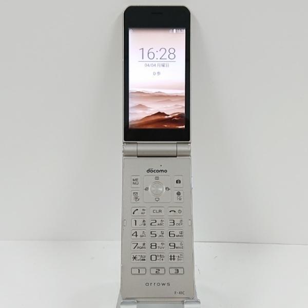 携帯電話 F-41C FCNT ドコモ SIMロック解除〇 ゴールド