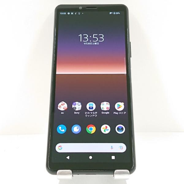 Xperia 10 II SOV43 au ブラック 送料無料 即決 本体 c14658 : アーク