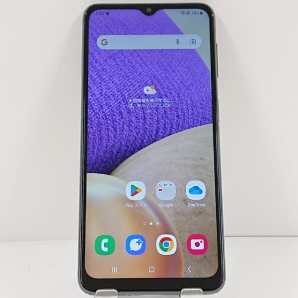 Galaxy A32 5G SCG08 au オーサムブラック 送料無料 即決 本体 c14689
