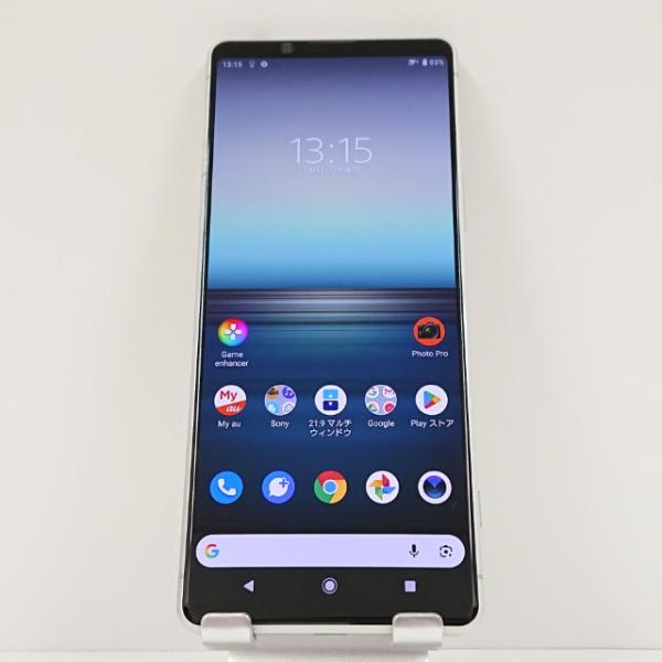 XPERIA 1 II SOG01　au版　ホワイト Xperia 1 II SOG01 au ホワイト 送料無料 即決 本体 c15078 : アーク