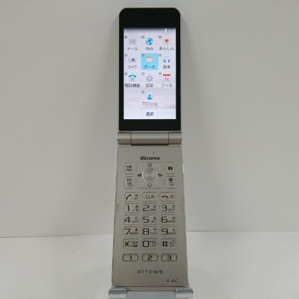 携帯電話 F-41C FCNT ドコモ SIMロック解除〇 ゴールド