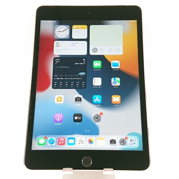 iPad mini 4 Wi-Fi+Cellular 128GB au スペースグレイ 送料無料 即決