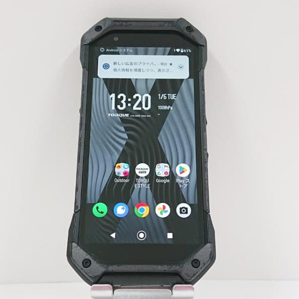 TORQUE 5G KYG01 au ブラック 送料無料 即決 本体 c16151 : アーク