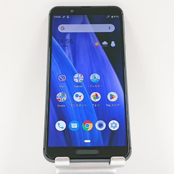 スマートフォン SH-RM12 SHARP シャープ Rakuten SIMロック解除〇 ブラック