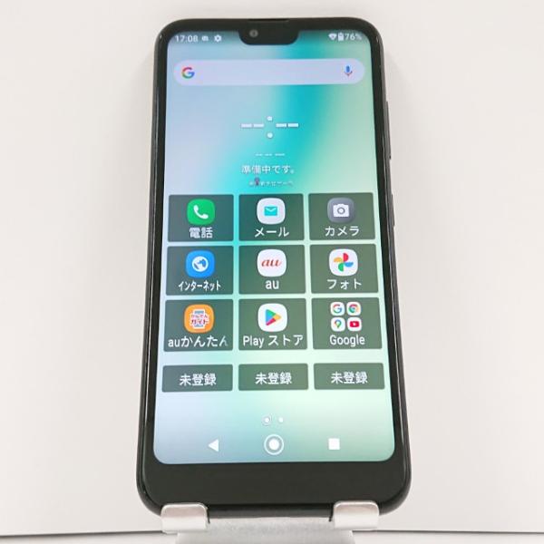 スマートフォン KYV48 京セラ au SIMロック解除〇 ブラック