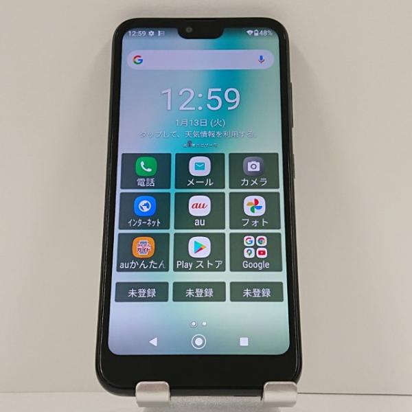 スマートフォン KYV48 京セラ au SIMロック解除〇 ブラック