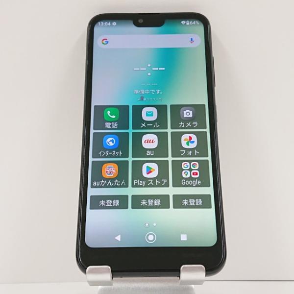 スマートフォン KYV48 京セラ au SIMロック解除〇 ブラック