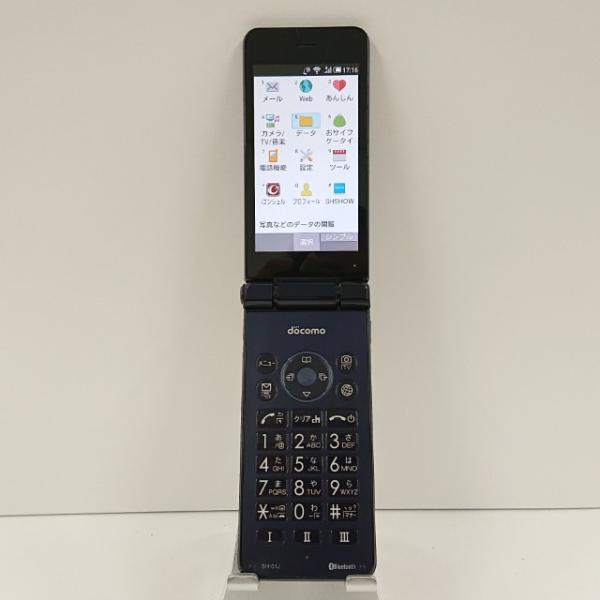 AQUOS ケータイ SH-01J ブルーブラック ムスビー｜AQUOS ケータイ SH-01J docomo ブルーブラック c05044