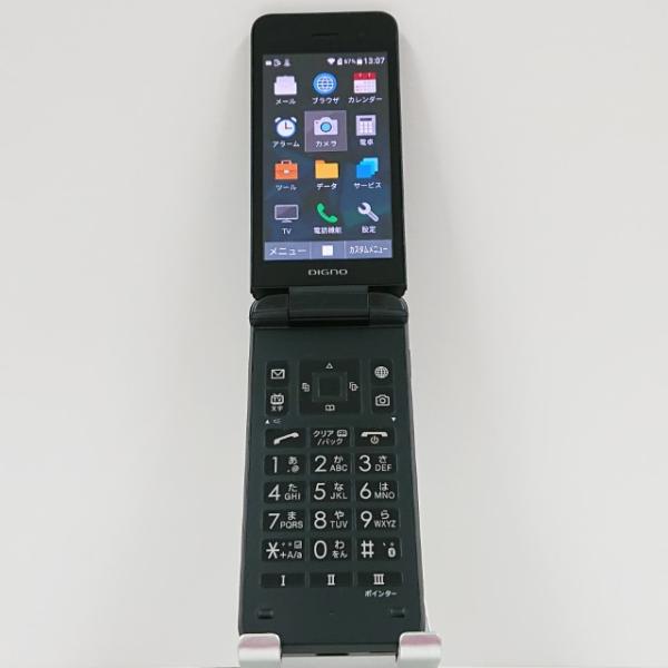 携帯電話 NP902KC 京セラ SoftBank SIMロック解除〇 ブラック