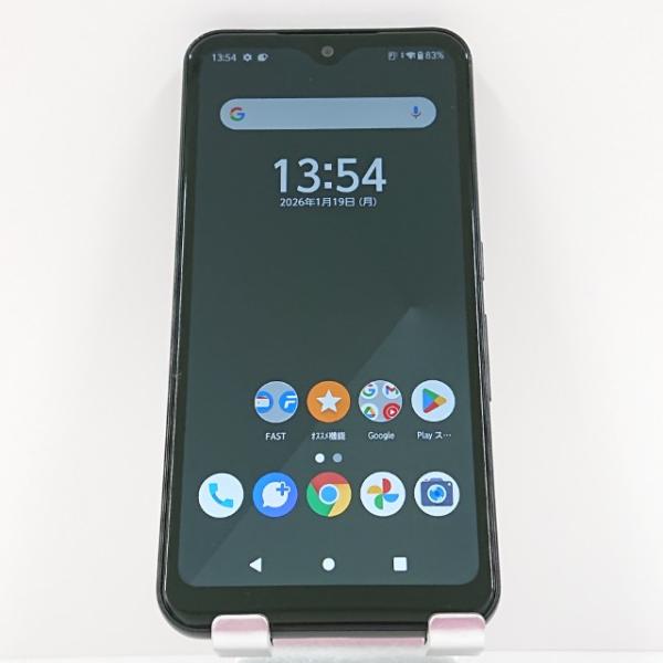 arrows We FCG01 au ブラック 送料無料 即決 本体 c16361 : アーク