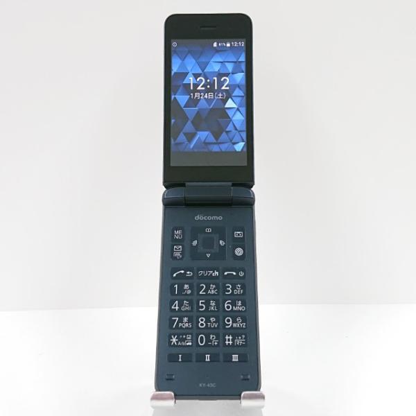 DIGNO ケータイ カメラレス KY-43C ドコモ ブラック 送料無料 即決