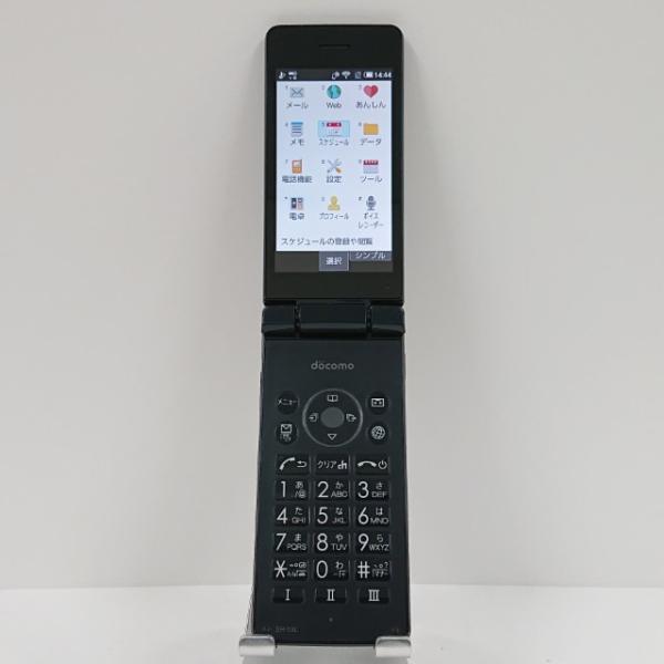 携帯電話 SH-03L SHARP シャープ ドコモ SIMロック解除〇 ブラック