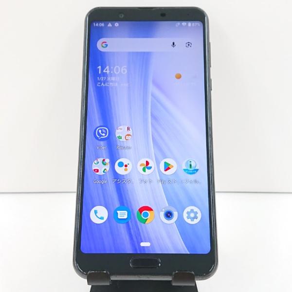 スマートフォン SH-RM11 SHARP シャープ Rakuten SIMロック解除〇 ブラック