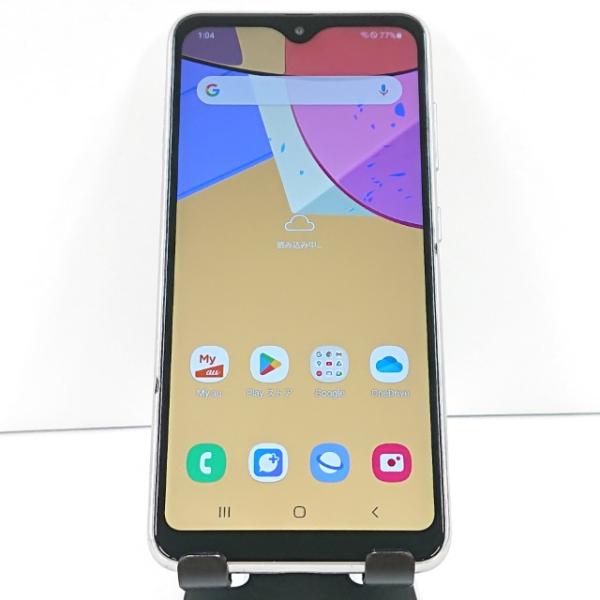 スマートフォン SCV49 SUMSUN サムスン au SIMロック解除〇 ホワイト