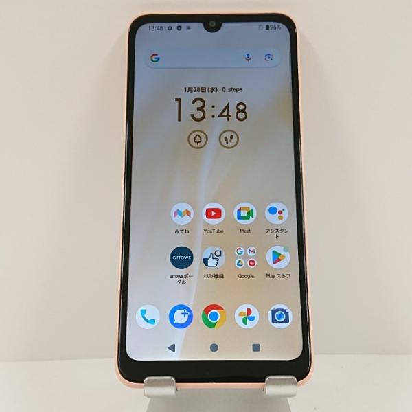 arrows We2 FCG02 au ライトオレンジ 送料無料 即決 本体 c16699