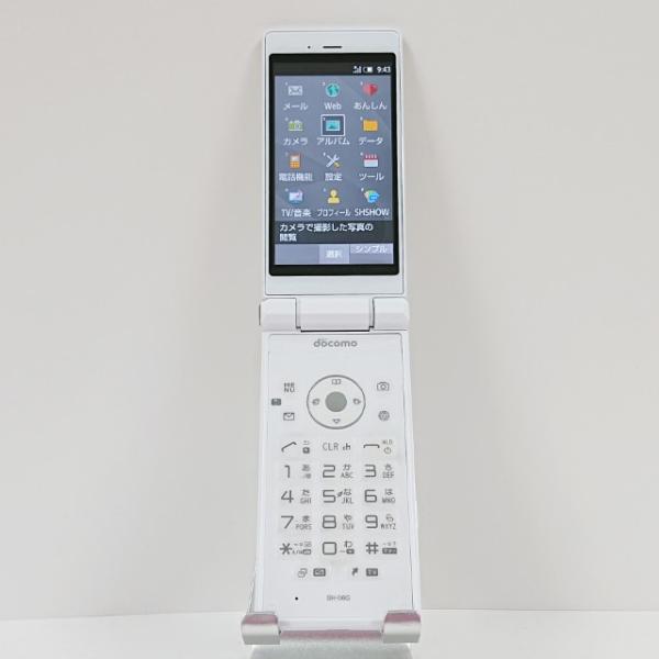 携帯電話 SH-06G SHARP シャープ ドコモ SIMロック解除〇 ホワイト
