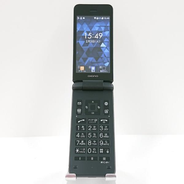 携帯電話 NPA204KC 京セラ SoftBank SIMロック解除〇 ブラック