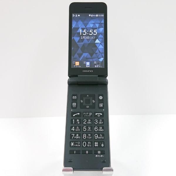 携帯電話 NPA204KC 京セラ SoftBank SIMロック解除〇 ブラック