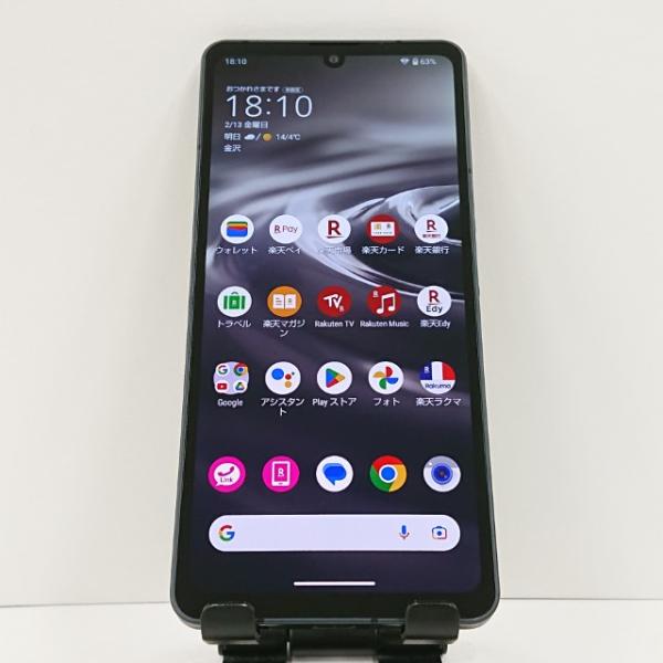 AQUOS sense6s SH-RM19s Rakuten ブラック 送料無料 即決 本体 c17168