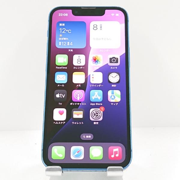 iPhone13 mini 256GB SIMフリー ブルー 送料無料 即決 本体 c17912 