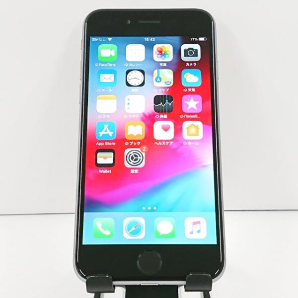 iPhone6 16GB SIMフリー スペースグレイ 送料無料 即決 本体 c18346