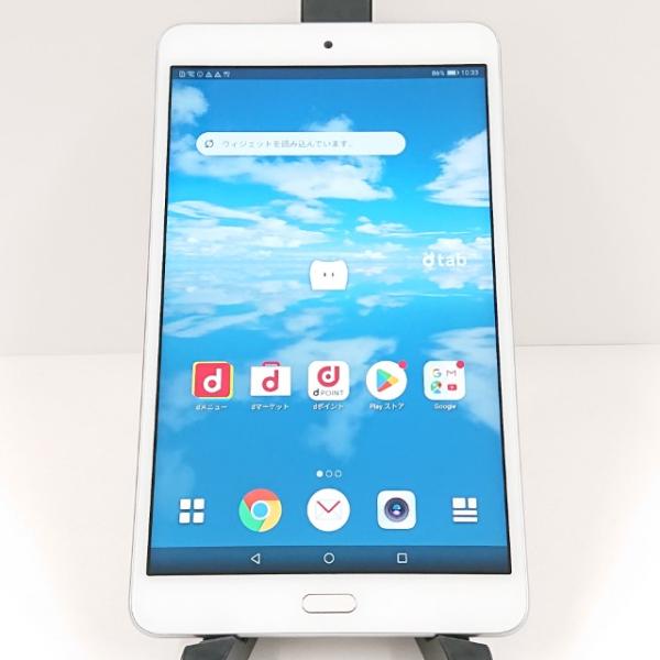 dtab Compact d-02K ドコモ シルバー 送料無料 即決 本体 c18775