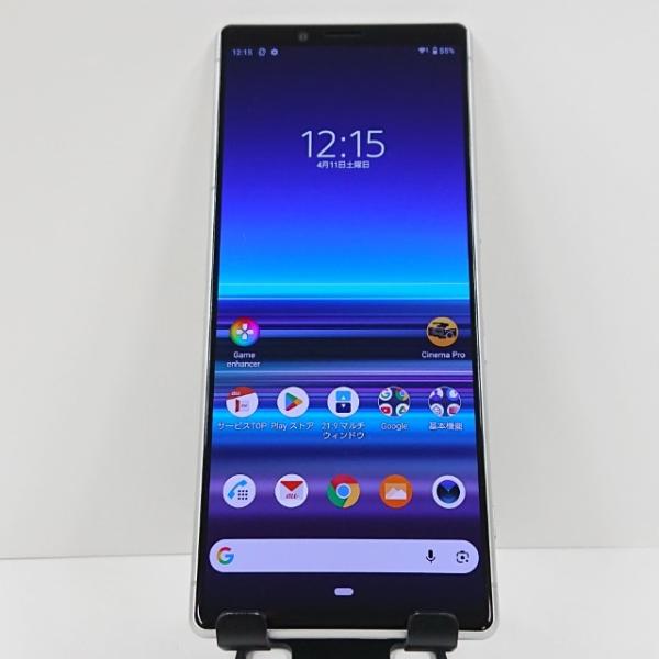 Xperia 1 SOV40 au ホワイト 送料無料 即決 本体 c18915 : アーク