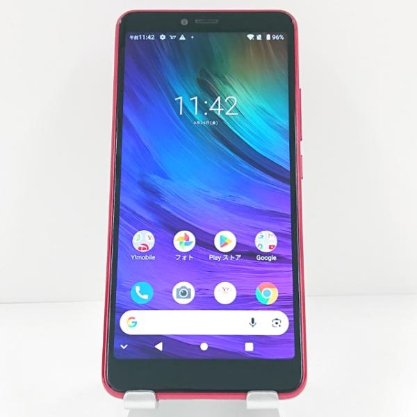 Libero S10 901ZT Y!mobile レッド 送料無料 即決 本体 c19145