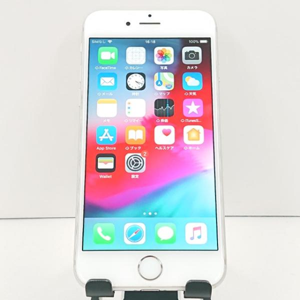 【美品】Apple iPhone6 シルバー 本体 スマートフォン iPhone6 16GB SIMフリー シルバー 送料無料 即決 本体 c19265 : アーク