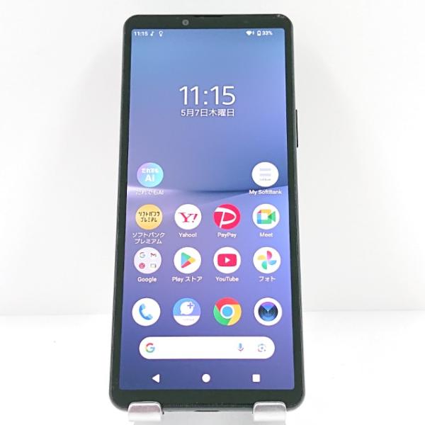 Xperia 10 V A302SO SoftBank ブラック 送料無料 即決 本体 c19444
