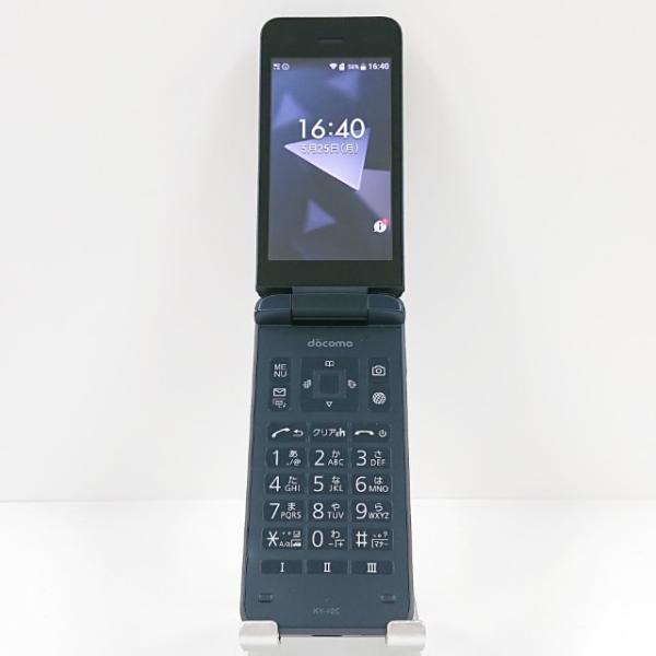 【美品】DIGNO KY-42C docomo 折りたたみ式 ブラック DIGNO?ケータイ KY-42C ドコモ ブラック 送料無料 即決 本体 c20124