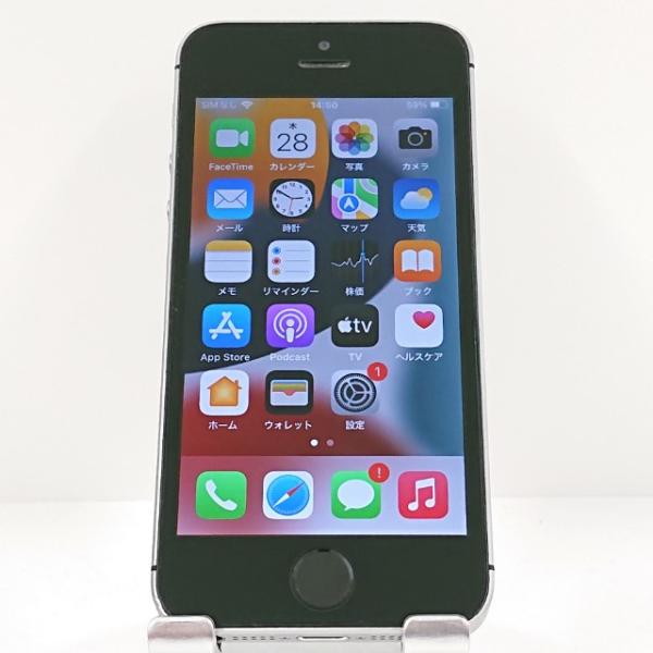 iPhoneSE 16GB au スペースグレイ 送料無料 即決 本体 c20268 : アーク