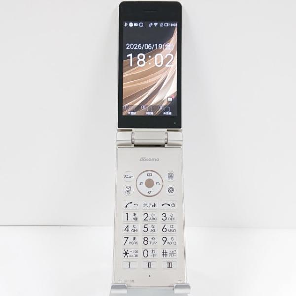 ガラホ AQUOS ケータイ SH-02L 本体 ゴールド AQUOS ケータイ SH-02L ドコモ ゴールド 送料無料 即決 本体 c20452