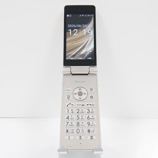 AQUOS ケータイ SH-02L ドコモ ゴールド 送料無料 即決 本体 c20463