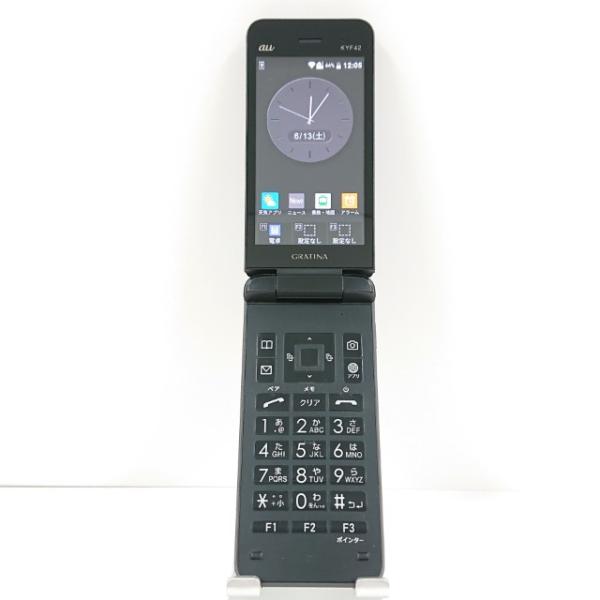 GRATINA KYF42 au ブラック 送料無料 即決 本体 c20676 : アーク