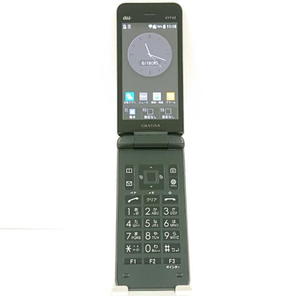 GRATINA KYF42 au ブラック 送料無料 即決 本体 c20839 : アーク