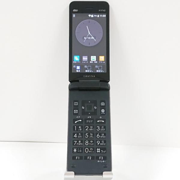 GRATINA KYF42 au ブラック 送料無料 即決 本体 c20842 : アーク