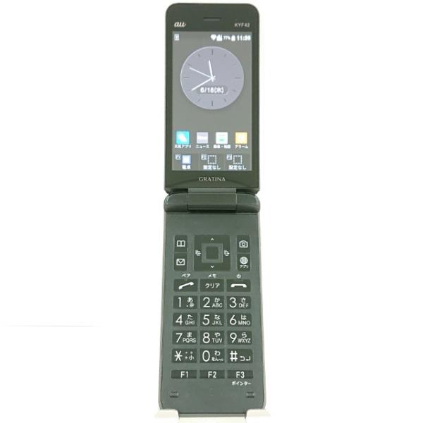 GRATINA KYF42 au ブラック 送料無料 即決 本体 c20844 : アーク