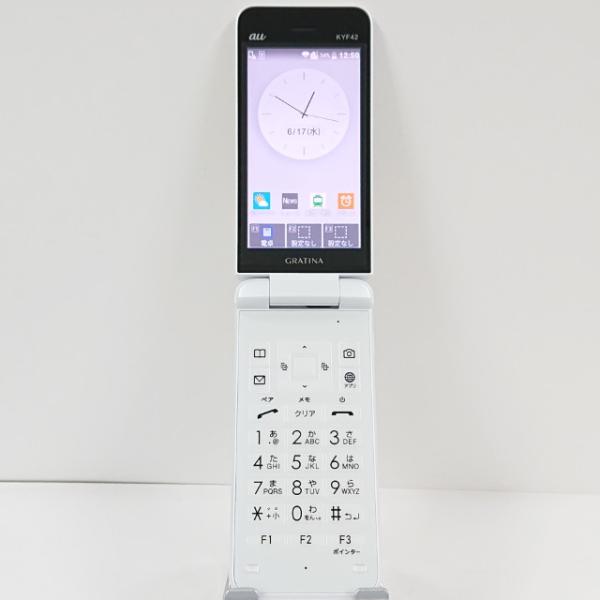 GRATINA KYF42 au ホワイト 送料無料 即決 本体 c20859 : アーク