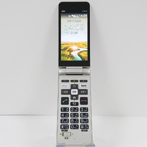 かんたんケータイ KYF41 au シャンパンゴールド 送料無料 即決 本体