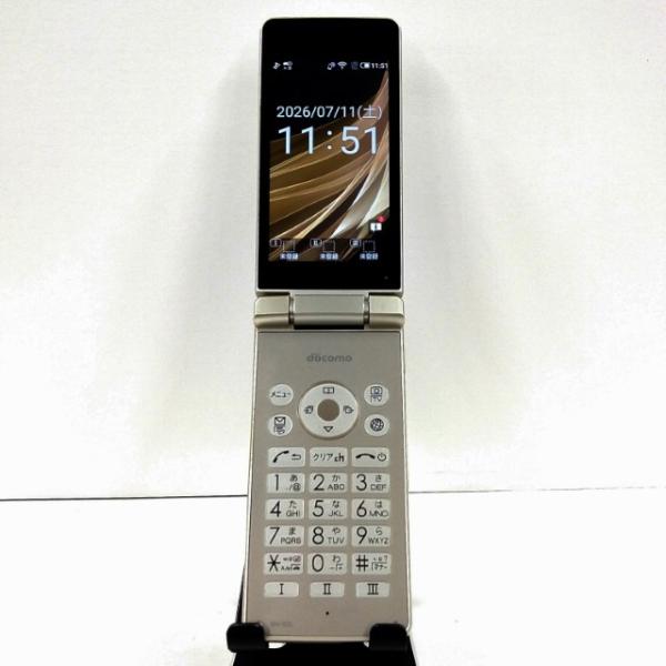 AQUOS ケータイ SH-02L ドコモ ゴールド 送料無料 即決 本体 c21006