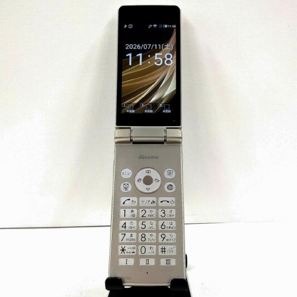 AQUOS ケータイ SH-02L ドコモ ゴールド 送料無料 即決 本体 c21007