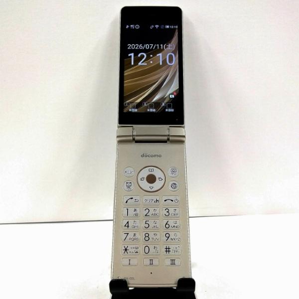 AQUOS ケータイ SH-02L ドコモ ゴールド 送料無料 即決 本体 c21016