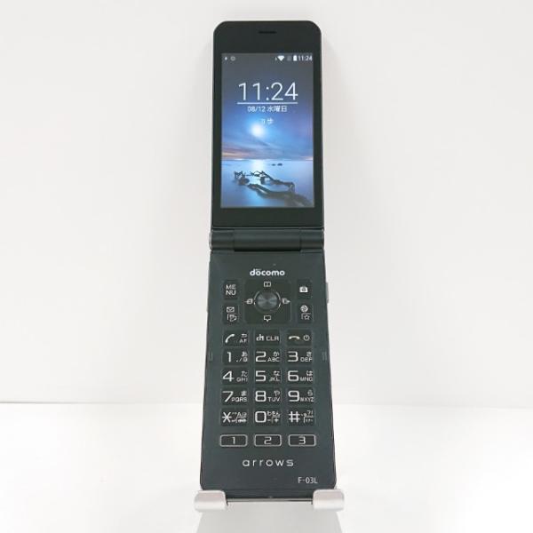 arrows ケータイ F-03L ドコモ ブラック 送料無料 即決 本体 c22001