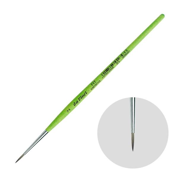 スクール＆クラフト用途に最適な、お求めやすい価格の画筆です。特殊な技術で開発された、非常に柔らかい合成繊維を使用しており絵具含みのいい筆です。＜仕様＞穂先の形状：ラウンド(丸)毛の種類：シンセティック号数：No.2穂丈×巾：10.5×1.8...